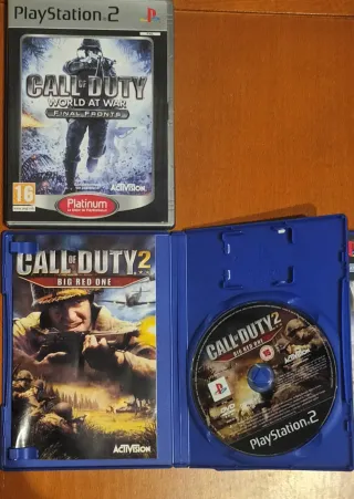 3 Giochi Call of Duty PS2 (Sparatutto)