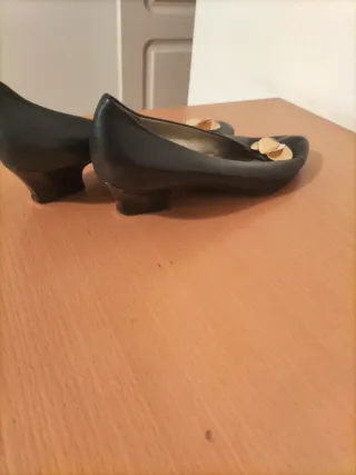 Zapatos Sergio Rossi Piel Italiana Talla 39.5