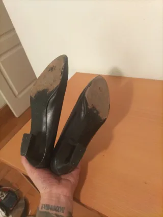 Zapatos Sergio Rossi Piel Italiana Talla 39.5
