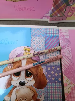 Set 6 Quaderni A5 Sad Sam & Honey + 2 Matite