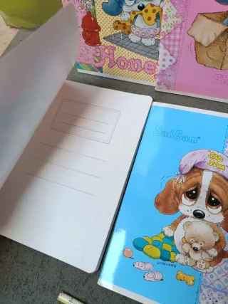 Set 6 Quaderni A5 Sad Sam & Honey + 2 Matite