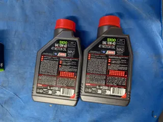 Aceite Motul 5100 10W-40 y Filtro Kawasaki