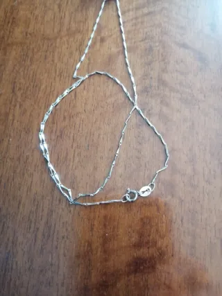 Collana Argento Ciondolo Quadrifoglio Cristalli