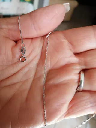 Collana Argento Ciondolo Quadrifoglio Cristalli