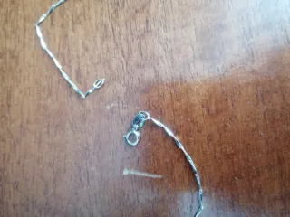 Collana Argento Ciondolo Quadrifoglio Cristalli