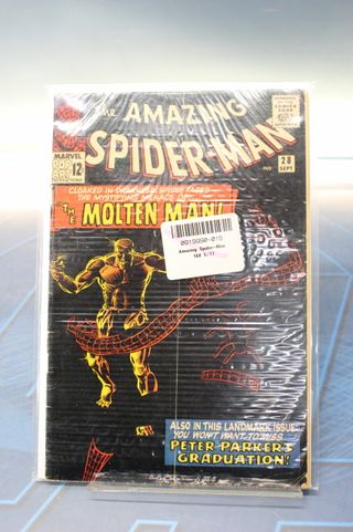 Marvel Comic The Amazing Spider-Man #28 ”The Menace of The Molten Man!”, 1965. USA. Original.