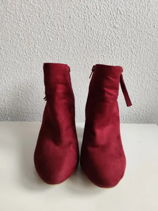 Botín tacón Marypaz rojo