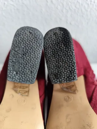 Botín tacón Marypaz rojo