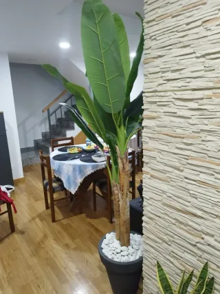 Planta artificial tipo platanera