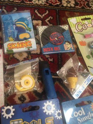 Collezione di gomme da cancellare