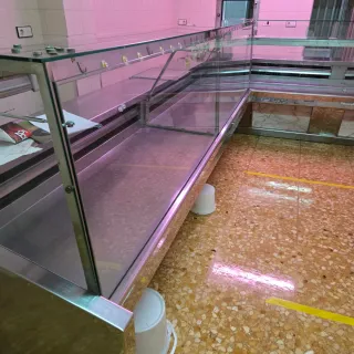 Vitrina expositora carniceria 7 puertas