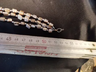 Collana madreperla vintage multistrato