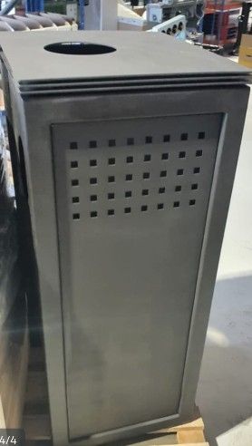 Chimenea de leña interior metálica