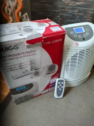 Termoventilador QUIGG con mando a distancia