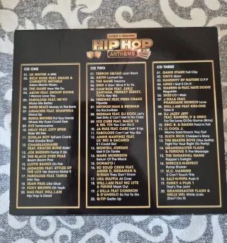 3CD Hip Hop Anthems de segunda mano por 4 EUR en Alicante/Alacant