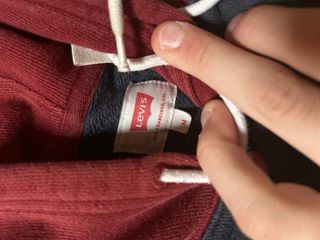 Felpa Levi's Blu e Rossa Taglia M