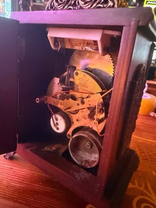 Reloj de chimenea antiguo Hermle Alemán