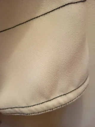 Camisa ZARA manga 3/4 botones hombro