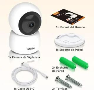 Cámara Vigilancia Rollei 360° Interior