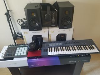 Home Studio: ADAM T5V, Scarlett 2i2, FLkey