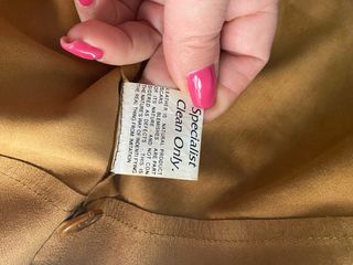 Giacca vera pelle scamosciata marrone, VINTAGE