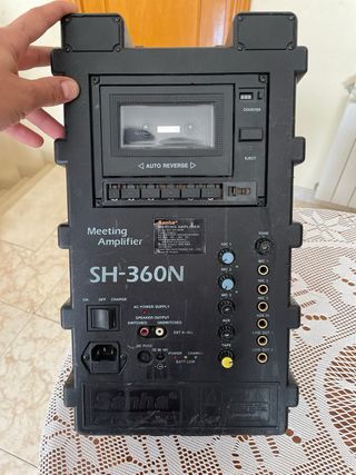 Amplificador de megafonia Sanha SH-360N portátil