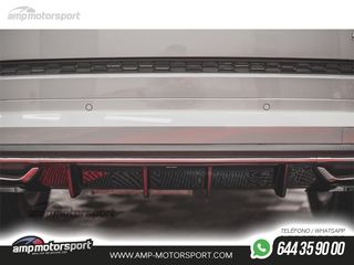 DIFUSOR TRASERO SKODA KODIAQ 2016-- LOOK CARBONO