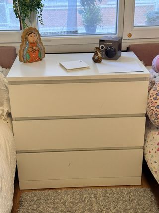 Cajonera MALM Ikea Blanca