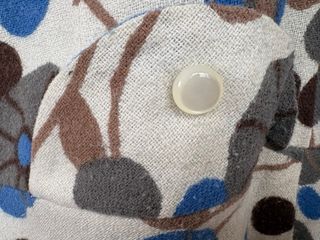 Vestido retro floral manga larga