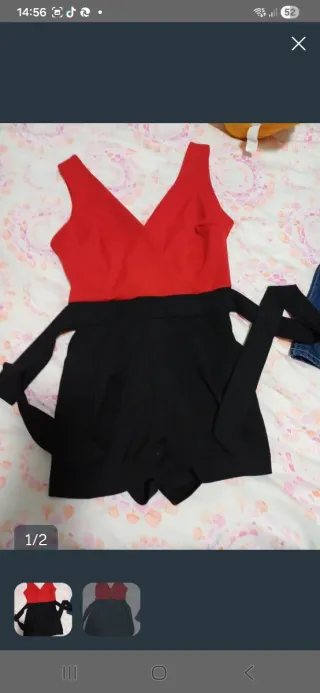 Mono fiesta corto talla unica.