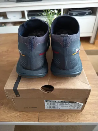 Zapatillas Salomon Pulsar Trail 2 Pro Negras/Rojas