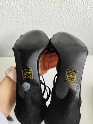 Sandalias tacón Marypaz negras