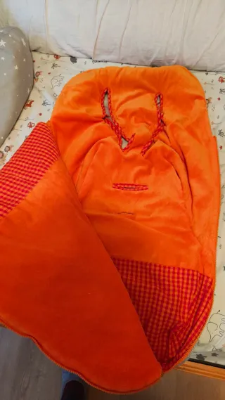 Saco Walking Mum Naranja y Rojo