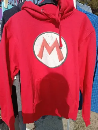 Sudadera Roja Mario Bros Talla M