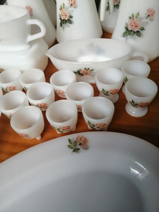 Vajilla Arcopal Rosas - Vidrio y Porcelana