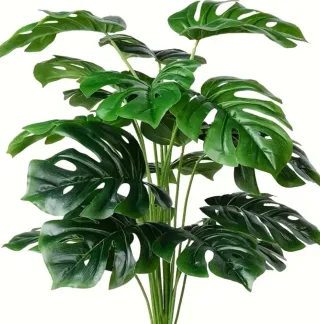 2 Plantas Artificiales Monstera 40cm
