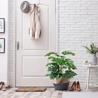 2 Plantas Artificiales Monstera 40cm