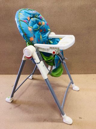 Trona infantil con cojín estampado