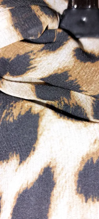 Falda Mango Estampado Leopardo