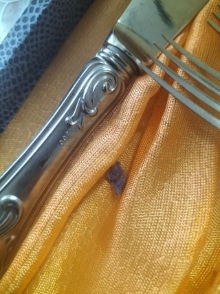 Set de cubiertosde coleccion  bañados en plata