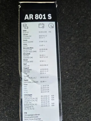 Escobillas Bosch Aerotwin AR801S