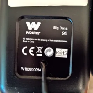 Altavoces Woxter Big Bass 95 Negros