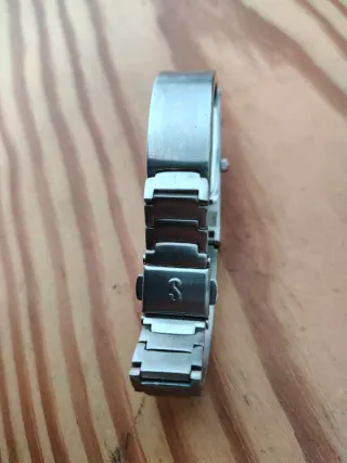 Reloj Storm plateado y azul