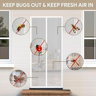 Cortina Mosquitera Para Puertas, EGNBU Mosquitera