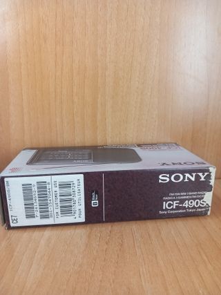 Radio Sony ICF-490S FM/SW/MW 3 Bandas