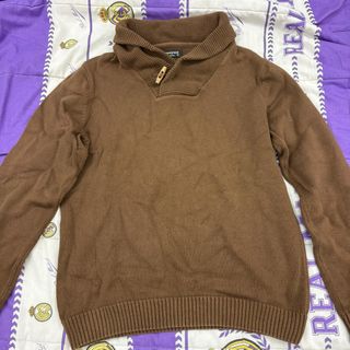 Sudadera de manga larga marrón