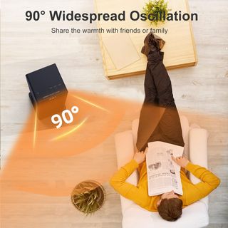 OMISOON Calefactor 2000W, ECO Calefactor bajo Cons