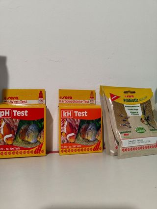 Acuario completo 60L + soporte + gambas + peces ++