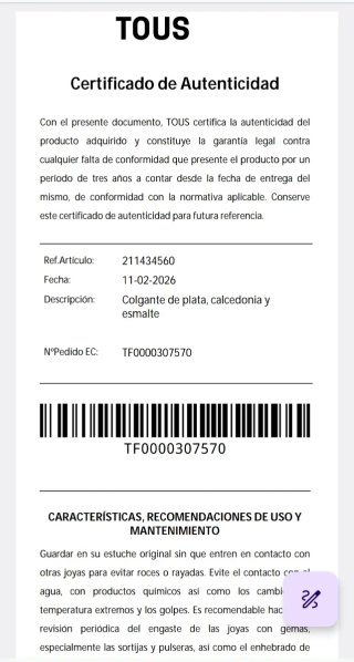 Colgante Tous Plata y Calcedonia