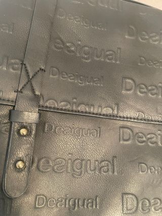 Bolso Cartera Mochila Desigual Negro